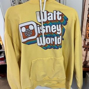 Yellow Walt Disney World hoodie  XL